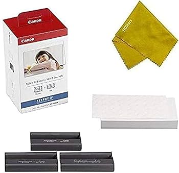 Amazon | Canon KP-108IN 3色インクカセットと108枚 4 x 6 用紙